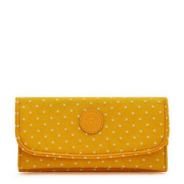 Kipling Money Land Printed Snap Wallet Håndtaske Gul | DK 1285DF